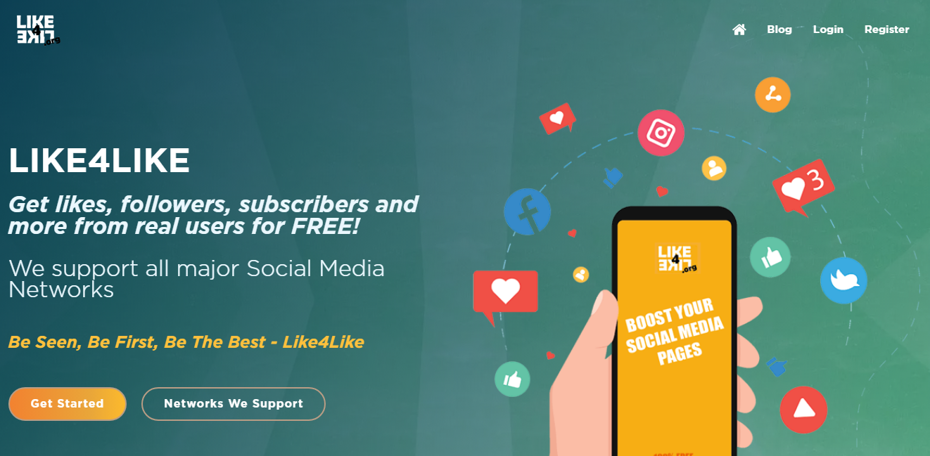 副業で稼ぐための無料ツール『LIKE4LIKE』の紹介&使い方